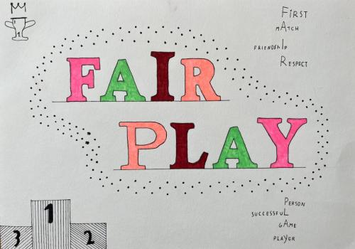 "Fair Play" organizētā eseju konkursa izglītojamo ilustrācijas 2022.gadā