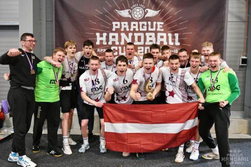 MSĢ handbola nodaļas audzēkņi izcīna augsto 3.vietu vienā no lielākajiem starptautiskajiem jauniešu handbola turnīriem "Prague Handball Cup 2023"